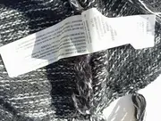 Vorschaubild 4 von Damen Pullover Strickpullover Grau 36/S Casual Fransen