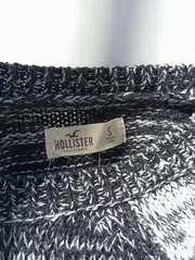 Vorschaubild 3 von Damen Pullover Strickpullover Grau 36/S Casual Fransen