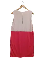 Vorschaubild 2 von Etuikleid Damen Gr. 36/S Mehrfarbig Rosa Rot Modern Elegant Business