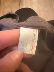 Vorschaubild 3 von Damen T-Shirt Basic Grau Baumwolle Kurzarm Gr. 38 M