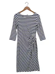 Vorschaubild 1 von Damen Freizeitkleid gestreift Maritim Gr. 34/XS Raffung