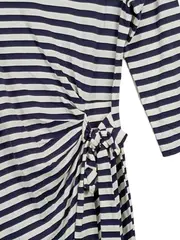 Vorschaubild 3 von Damen Freizeitkleid gestreift Maritim Gr. 34/XS Raffung