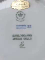 Vorschaubild 2 von Jingle Bells Weihnachtsteller Sammelteller Porzellan Blau 18cm