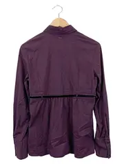 Vorschaubild 2 von Damen Bluse 38/M Lila Elegant Rüschen Langarm