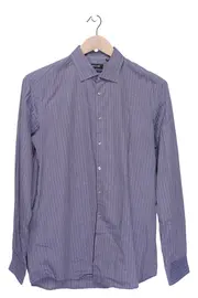 Vorschaubild 1 von SAND Herren Business Hemd Gr. 42/S Blau Gestreift Klassisch