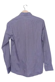 Vorschaubild 2 von SAND Herren Business Hemd Gr. 42/S Blau Gestreift Klassisch
