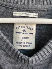 Vorschaubild 5 von Herren Pullover Grau L Casual FACTORY PARIS Schriftzug