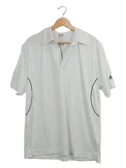 Vorschaubild 1 von Herren Poloshirt L Weiß Sport Kurzarm Polyester Polokragen