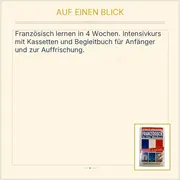 Vorschaubild 2 von Französisch lernen Intensivkurs 4 Wochen Kassetten Buch Anfänger Auffrischung