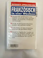 Vorschaubild 1 von Französisch lernen Intensivkurs 4 Wochen Kassetten Buch Anfänger Auffrischung