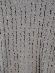 Vorschaubild 2 von Mädchen Strickpullover Zopfmuster Grau Gr. 164 Cropped
