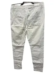 Vorschaubild 2 von Damen Stoffhose Chino Gr. 40 W31 Beige Boyfriend Casual Baumwolle Stretch