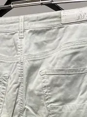 Vorschaubild 5 von Damen Stoffhose Chino Gr. 40 W31 Beige Boyfriend Casual Baumwolle Stretch