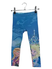 Vorschaubild 1 von Frozen Leggings Mädchen Anna Elsa Gr. 98/104 Blau