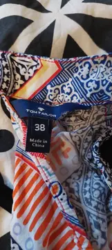 Vorschaubild 4 von Damen Maxikleid Gr. 38 Mehrfarbig Ethno Viskose Sommerkleid