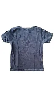 Vorschaubild 3 von Kinder T-Shirt Gr. S Grau Logo-Print Baumwolle Streetwear
