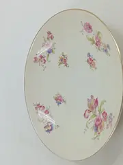 Vorschaubild 5 von Frühstücksteller Kuchenteller 17 cm Porzellan Weiß Blumenmuster