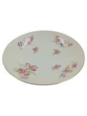 Vorschaubild 1 von Frühstücksteller Kuchenteller 17 cm Porzellan Weiß Blumenmuster