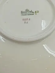 Vorschaubild 6 von Frühstücksteller Kuchenteller 17 cm Porzellan Weiß Blumenmuster