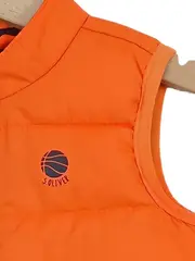 Vorschaubild 4 von Kinder Steppweste Gr. 74 Orange Casual Jungen Mädchen Weste