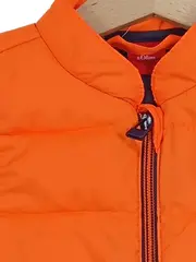 Vorschaubild 3 von Kinder Steppweste Gr. 74 Orange Casual Jungen Mädchen Weste