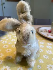 Vorschaubild 3 von Hase Kuscheltier Plüschtier Beige Nostalgisch 15 cm