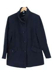 Vorschaubild 1 von Herren Blazer Jacke Gr. 46/L Blau Wolle Kaschmir Klassisch Elegant