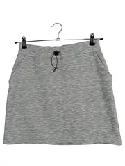 Vorschaubild 1 von Damen Sportrock Meliert Grau Gr. 36 S Midirock Freizeit Polyester Viskose