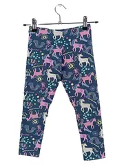 Vorschaubild 2 von Mädchen Leggings Einhorn Muster Gr. 122 Petrol Bunt 7 Jahre
