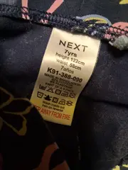 Vorschaubild 3 von Mädchen Leggings Einhorn Muster Gr. 122 Petrol Bunt 7 Jahre