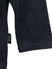 Vorschaubild 4 von Herren Langarmshirt Schwarz Gr. 48/M Casual Rippstrick