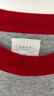 Vorschaubild 5 von Damen Pullover Grau Braun Rot Gr. S Casual 3/4-Arm