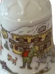 Vorschaubild 2 von Weihnachtsglocke 1992 Porzellan Baumschmuck mit OVP