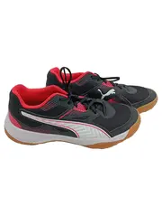 Vorschaubild 1 von Herren Hallenschuhe Sportschuhe Gr. 42 Schwarz Rot Mehrfarbig Sportlich