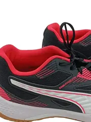 Vorschaubild 4 von Herren Hallenschuhe Sportschuhe Gr. 42 Schwarz Rot Mehrfarbig Sportlich