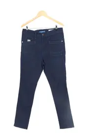 Vorschaubild 1 von Herren Jeans Straight Leg W30/L32 Marineblau Baumwolle Elasthan