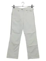 Vorschaubild 1 von Damen Stoffhose Gr. 170 W31/40 Weiß Casual Baumwolle Elasthan