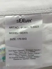 Vorschaubild 4 von Damen Stoffhose Gr. 170 W31/40 Weiß Casual Baumwolle Elasthan