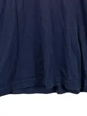 Vorschaubild 3 von Damen Langarmshirt Rollkragen Blau Basic Baumwolle Gr. 44 XXL