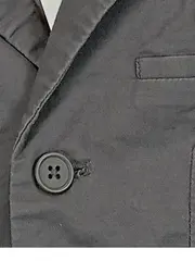 Vorschaubild 5 von Kinder Sakko Jungen Gr. 86 Grau Leichte Jacke Baumwolle Leinen