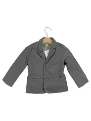 Vorschaubild 1 von Kinder Sakko Jungen Gr. 86 Grau Leichte Jacke Baumwolle Leinen