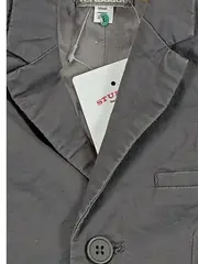 Vorschaubild 6 von Kinder Sakko Jungen Gr. 86 Grau Leichte Jacke Baumwolle Leinen
