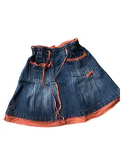 Vorschaubild 1 von Jeansrock Kinder Gr. 80 Blau Casual Stickerei Mädchen Rock