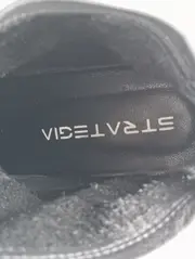 Vorschaubild 3 von Damen Stiefelette Gr. 39 Schwarz Leder Elegant Modern Blockabsatz