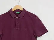 Vorschaubild 2 von Herren Poloshirt Lila Gr. 46/S Casual