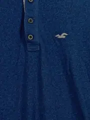 Vorschaubild 3 von Herren Langarmshirt Henley Gr. S Blau Casual