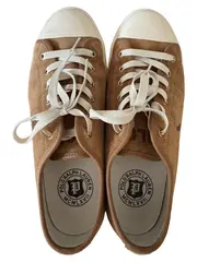Vorschaubild 3 von Herren Sneaker low Wildleder Braun Gr. 42 Schnürung