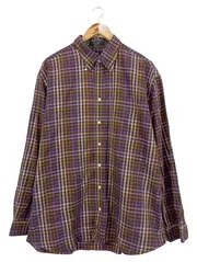 Vorschaubild 1 von Business Hemd Herren 52/XL Kariert Mehrfarbig Langarm Baumwolle