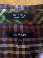 Vorschaubild 2 von Business Hemd Herren 52/XL Kariert Mehrfarbig Langarm Baumwolle