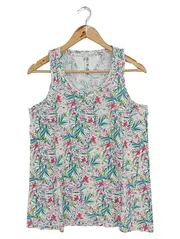 Vorschaubild 1 von Damen Top Gr. 40/L Mehrfarbig Floral Casual Feminin